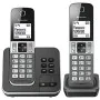 Kabelloses Telefon Panasonic KX-TGD322 Weiß Schwarz Schwarz/Grau von Panasonic, Analoge Telefone - Ref: S7132831, Preis: 93,8...