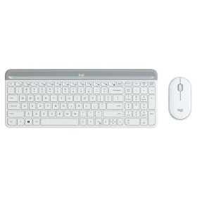 Tastiera e Mouse Logitech MK470 Bianco Francese AZERTY di Logitech, Set tastiera e Mouse - Rif: S7134000, Prezzo: 79,27 €, Sc...