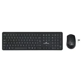 Keyboard and Mouse Bluestork Easy Slim AZERTY Black French by Bluestork, Keyboard & Mouse Sets - Ref: S7134019, Price: 52,15 ...