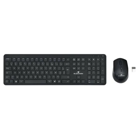 Keyboard and Mouse Bluestork Easy Slim AZERTY Black French by Bluestork, Keyboard & Mouse Sets - Ref: S7134019, Price: 51,32 ...