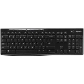 Wireless Keyboard Logitech French Black AZERTY by Logitech, Keyboards - Ref: S7134093, Price: 57,04 €, Discount: %