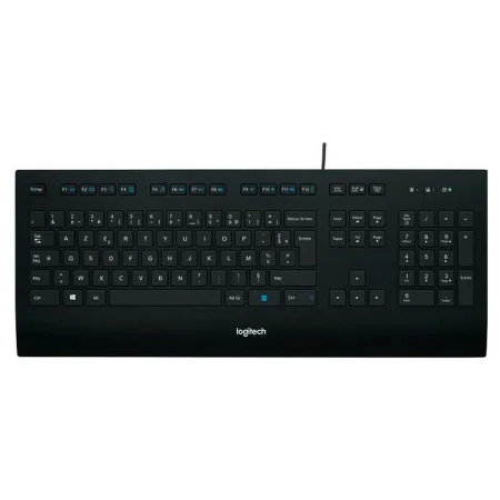 Clavier Logitech K280E Noir Français AZERTY de Logitech, Claviers - Réf : S7134095, Prix : 53,24 €, Remise : %