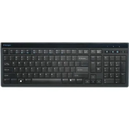 Tastatur Kensington Advance Fit AZERTY Schwarz Matte Hinterseite Französisch AZERTY von Kensington, Tastaturen - Ref: S713411...