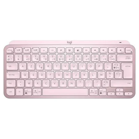 Clavier sans fil Logitech MX Keys Mini Rose Français AZERTY de Logitech, Claviers - Réf : S7134127, Prix : 139,95 €, Remise : %