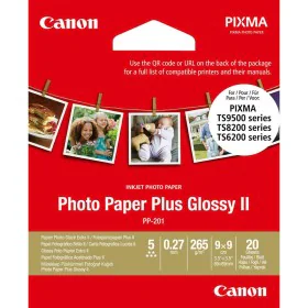 Carta Fotografica Lucida Canon Plus Glossy II 9 x 9 cm di Canon, Carta da stampa - Rif: S7136855, Prezzo: 26,81 €, Sconto: %