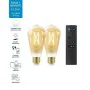 Smart Light bulb Wiz ST64 E27 50 W Multicolour Golden 7 W 640 lm (2 Units) by Wiz, LED Bulbs - Ref: S7138090, Price: 58,07 €,...