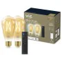 Smart Light bulb Wiz ST64 E27 50 W Multicolour Golden 7 W 640 lm (2 Units) by Wiz, LED Bulbs - Ref: S7138090, Price: 58,07 €,...