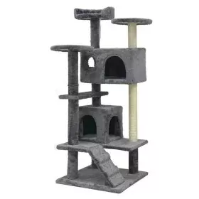 Rascador para Gatos Suzi Gris 50 x 50 x 125 cm de BigBuy Pets, Árboles para gatos - Ref: S7138561, Precio: 76,57 €, Descuento: %