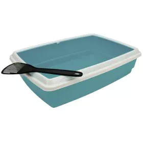 Cat Litter Box Aimé Blue Plastic 54 x 40 x 14 cm by Aimé, Sand boxes - Ref: S7138833, Price: 31,56 €, Discount: %