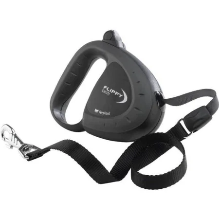 Correa para Perro Ferplast Flippy Negro 5 m de Ferplast, Correas - Ref: S7139385, Precio: 40,17 €, Descuento: %