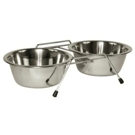 Dog Feeder Kerbl Double 900 ml by Kerbl, Raised feeding bowls - Ref: S7140117, Price: 23,64 €, Discount: %