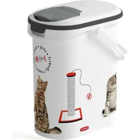 Contenitore per alimenti per animali domestici Curver Love Pets Gatto Bianco 4 Kg di Curver, Conservazione di cibo - Rif: S71...