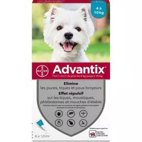 Antiparasites Advantix Chien 4-10 kg 6 Unités de Advantix, Antiparasites - Réf : S7140461, Prix : 48,74 €, Remise : %