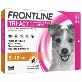 Pipette pour chien Frontline Tri-Act 5-10 Kg de Frontline, Pipettes anti-puces - Réf : S7140484, Prix : 54,60 €, Remise : %