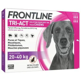 Pipette pour chien Frontline Tri-Act 20-40 Kg de Frontline, Pipettes anti-puces - Réf : S7140485, Prix : 69,89 €, Remise : %