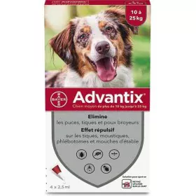 Pipetta per Cani Advantix 10-25 Kg di Advantix, Pipette antipulci - Rif: S7140494, Prezzo: 46,16 €, Sconto: %