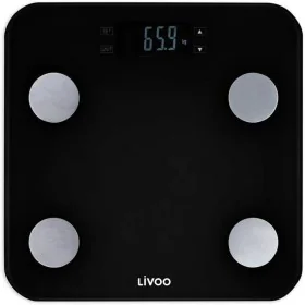 Balance Numérique de Salle de Bain Livoo DOM427N Noir Verre trempé 180 kg de Livoo, Balances - Réf : S7140969, Prix : 37,27 €...