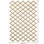 Lattice Nature Wood Natural 1 x 2 m by Nature, Decorative Fences - Ref: S7141267, Price: 37,76 €, Discount: %