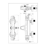 Torneira Rousseau VOLGA 2 Latão de Rousseau, Torneiras de duche e banheiras - Ref: S7142546, Preço: 88,50 €, Desconto: %