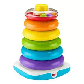 Pirâmide que Balança Fisher Price GJW15 6 Peças 10 Peças de Fisher Price, Brinquedos para empilhar e encaixar - Ref: S7145266...