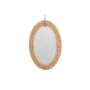 Wall mirror Romimex Natural MDF Wood 43 x 82 x 4 cm by Romimex, Wall-Mounted Mirrors - Ref: D1616167, Price: 61,30 €, Discoun...