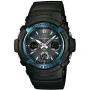 Montre Unisexe Casio Noir Bleu de Casio, Montres bracelet - Réf : S7148852, Prix : 125,85 €, Remise : %