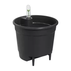 Pot Elho Noir polypropylène Rond Moderne de Elho, Pots de fleurs - Réf : S7148970, Prix : 27,50 €, Remise : %