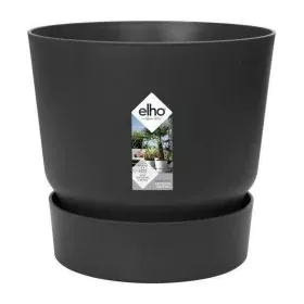 Plant pot Elho Greenville Black Plastic Circular Ø 30 cm Ø 29,5 x 27,8 cm by Elho, Flower Pots - Ref: S7148987, Price: 37,32 ...