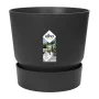 Blumentopf Elho Greenville Schwarz Kunststoff kreisförmig rund Ø 30 cm Ø 29,5 x 27,8 cm von Elho, Töpfe - Ref: S7148987, Prei...