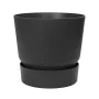 Plant pot Elho Greenville Ø 24,48 cm Black Plastic by Elho, Flower Pots - Ref: S7149032, Price: 30,47 €, Discount: %