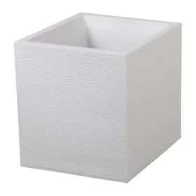 Pot EDA Graphit Blanc Plastique Carré 39 x 39 x 43 cm de EDA, Pots de fleurs - Réf : S7149071, Prix : 59,94 €, Remise : %