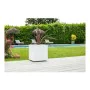 Plant pot EDA Graphit White Plastic Squared 39 x 39 x 43 cm by EDA, Flower Pots - Ref: S7149071, Price: 60,17 €, Discount: %