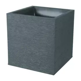 Pot EDA Carré Gris foncé (39 x 39 x 43 cm) de EDA, Pots de fleurs - Réf : S7149072, Prix : 57,70 €, Remise : %