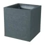 Plant pot EDA Squared Dark grey (39 x 39 x 43 cm) by EDA, Flower Pots - Ref: S7149072, Price: 58,64 €, Discount: %