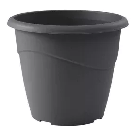 Plant pot EDA Marina Grey Dark grey polypropylene Circular Ø 40 x 33,7 cm by EDA, Flower Pots - Ref: S7149077, Price: 23,10 €...