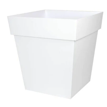 Maceta EDA Tuscany Cuadrado Blanco Ø 50 cm Cuadrada de EDA, Macetas para flores - Ref: S7149127, Precio: 50,47 €, Descuento: %