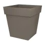 Vaso EDA Tuscan Taupe Plástico Quadrado Ø 50 cm (49,5 x 49,5 x 52,5 cm) de EDA, Vasos para flores - Ref: S7149128, Preço: 51,...