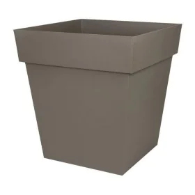 Plant pot EDA Tuscan Taupe Plastic Squared Ø 50 cm (49,5 x 49,5 x 52,5 cm) by EDA, Flower Pots - Ref: S7149128, Price: 55,20 ...