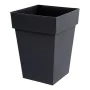 Plant pot EDA Tuscan Grey Dark grey polypropylene 39 x 39 x 53 cm by EDA, Flower Pots - Ref: S7149140, Price: 47,25 €, Discou...