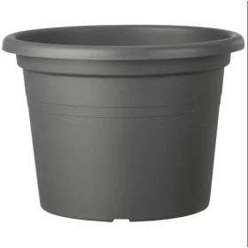 Plant pot Deroma Cylinder Anthracite Injected Circular Ø 50 cm 50 x 35 cm by Deroma, Flower Pots - Ref: S7149203, Price: 31,3...