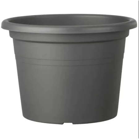 Plant pot Deroma Cylinder Anthracite Injected Circular Ø 50 cm 50 x 35 cm by Deroma, Flower Pots - Ref: S7149203, Price: 31,4...