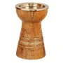 Candleholder Romimex Brown Golden Wood Metal 10 x 16 x 10 cm by Romimex, Candelabras and candle holders - Ref: D1616181, Pric...