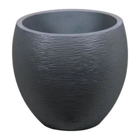 Pot EDA Graphit Ronde Plastique Gris foncé (Ø 50 x 45 cm) de EDA, Pots de fleurs - Réf : S7149305, Prix : 67,09 €, Remise : %