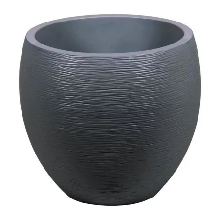 Pot EDA Graphit Ronde Plastique Gris foncé (Ø 50 x 45 cm) de EDA, Pots de fleurs - Réf : S7149305, Prix : 68,44 €, Remise : %