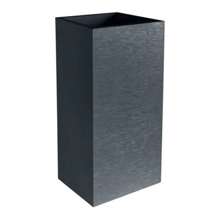 Pot EDA Graphit Gris Gris foncé Plastique Carré 39,5 x 39,5 x 80 cm de EDA, Pots de fleurs - Réf : S7149307, Prix : 110,24 €,...