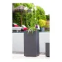 Pot EDA Graphit Gris Gris foncé Plastique Carré 39,5 x 39,5 x 80 cm de EDA, Pots de fleurs - Réf : S7149307, Prix : 110,24 €,...