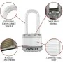 Tastensperre Master Lock 45 mm von Master Lock, Vorhängeschlösser mit Schlüssel - Ref: S7149348, Preis: 68,03 €, Rabatt: %