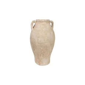 Vaso Romimex Branco Terracota 21 x 37 x 21 cm Com pegas de Romimex, Jarrões - Ref: D1616210, Preço: 45,53 €, Desconto: %