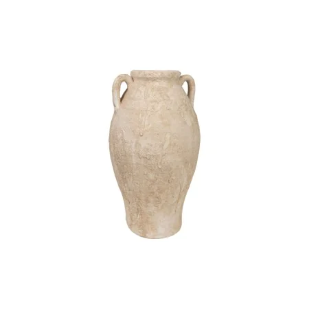 Vaso Romimex Branco Terracota 21 x 37 x 21 cm Com pegas de Romimex, Jarrões - Ref: D1616210, Preço: 49,72 €, Desconto: %