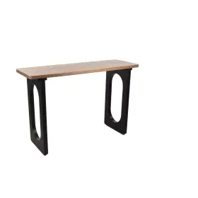 Console Romimex Black Natural MDF Wood 120 x 79 x 40 cm by Romimex, Tables - Ref: D1616224, Price: 260,00 €, Discount: %